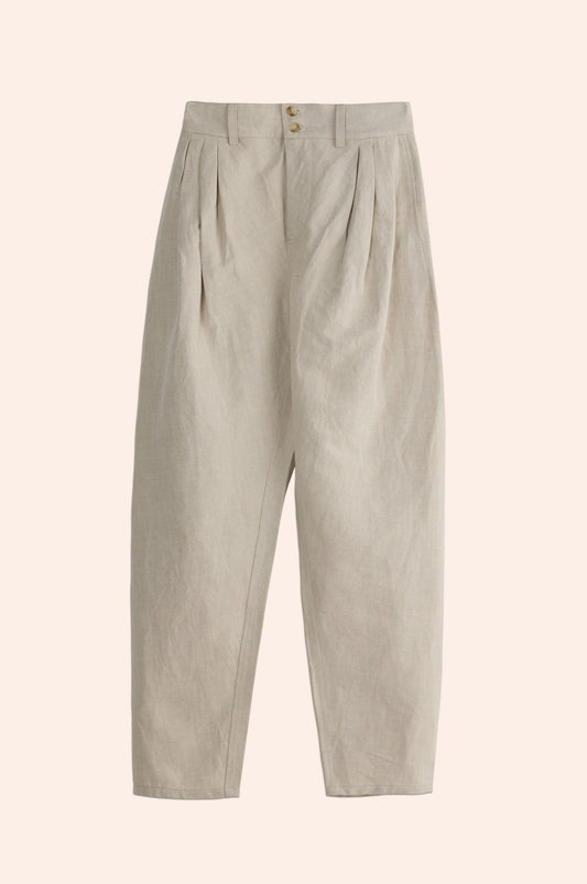 Jerusalem Pants Linen Herringbone