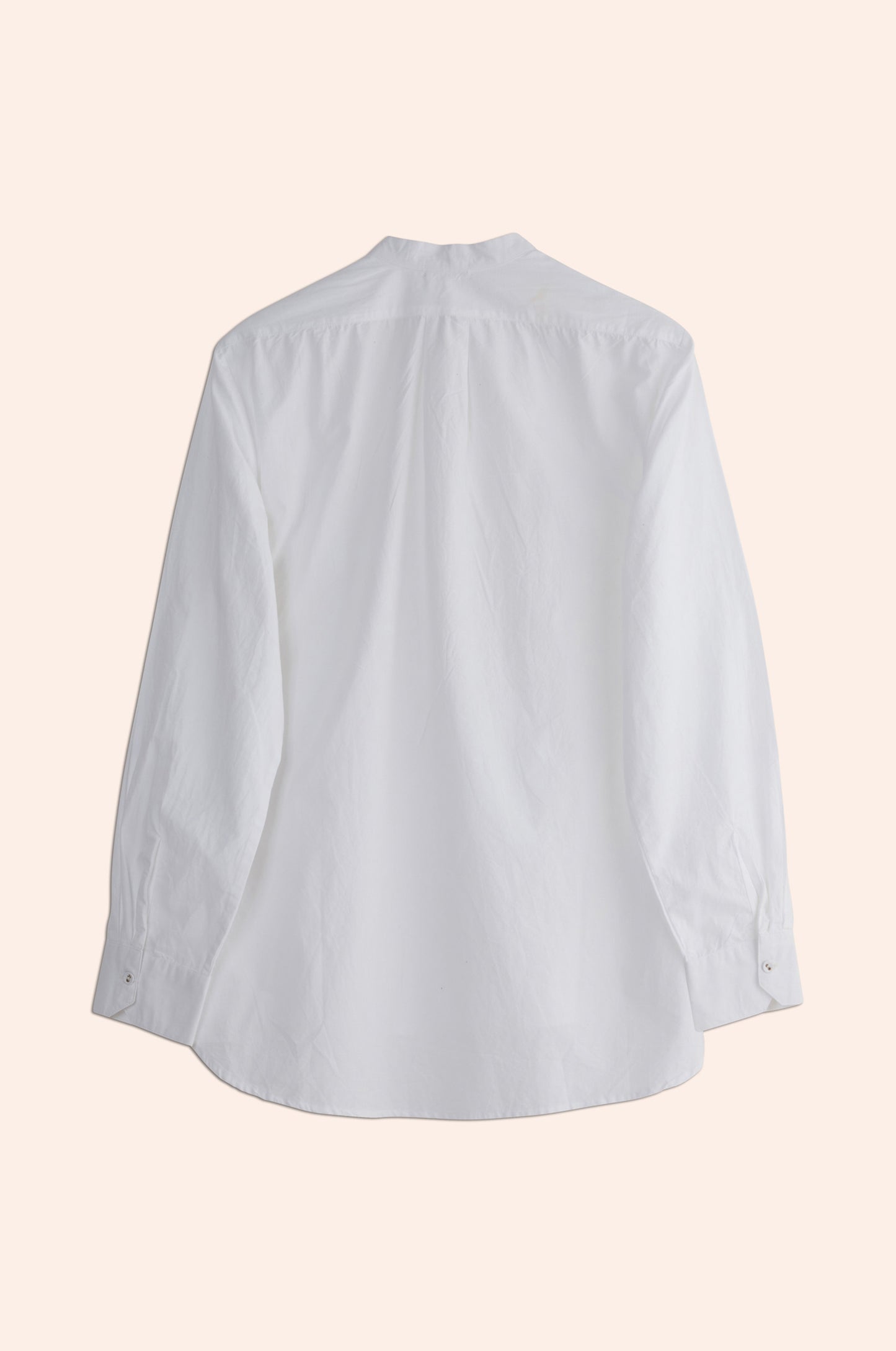 Faux Tuxedo Shirt white poplin