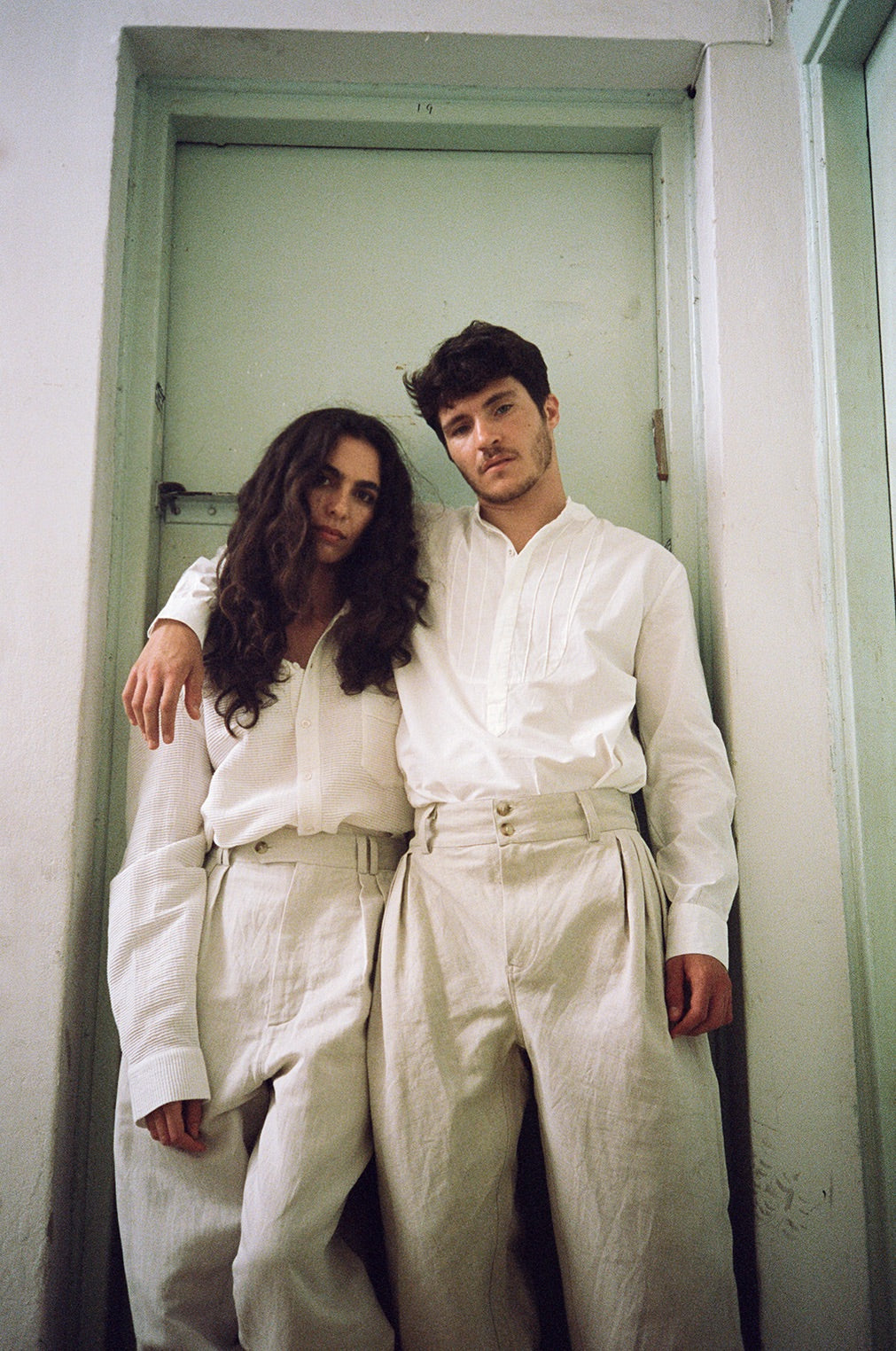 Faux Tuxedo Shirt white poplin