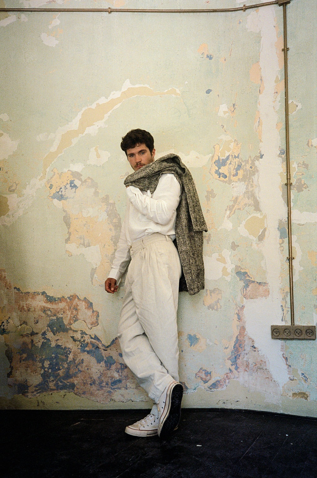 Waves Pants Linen Herringbone