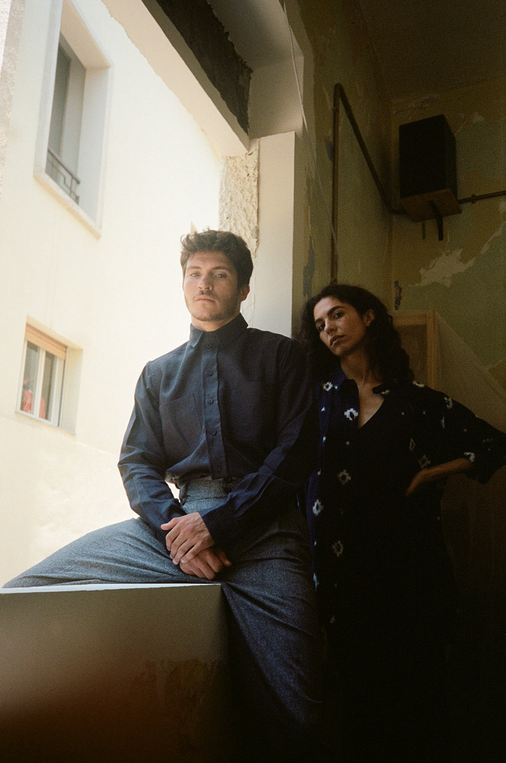 Work Shirt Midnight blue linen