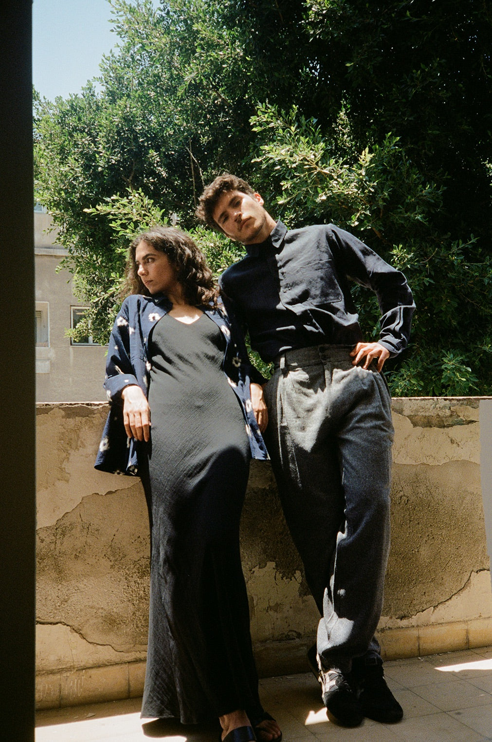 Work Shirt Midnight blue linen