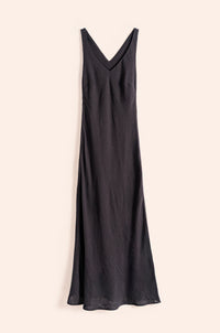 Alax Dress black double cotton