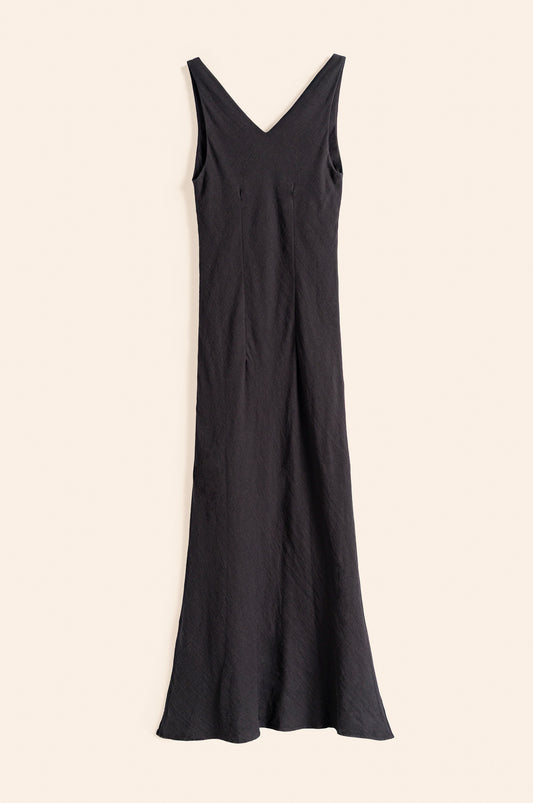 Alax Dress black double cotton