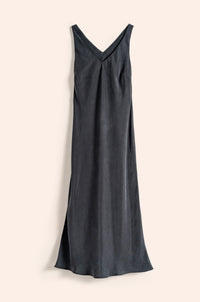 Alax Dress black washed silk