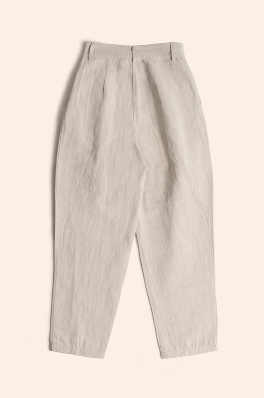 Waves Pants Linen Herringbone