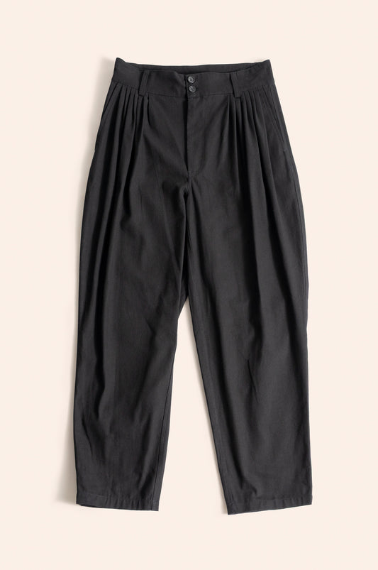 Waves Pants black Canvas