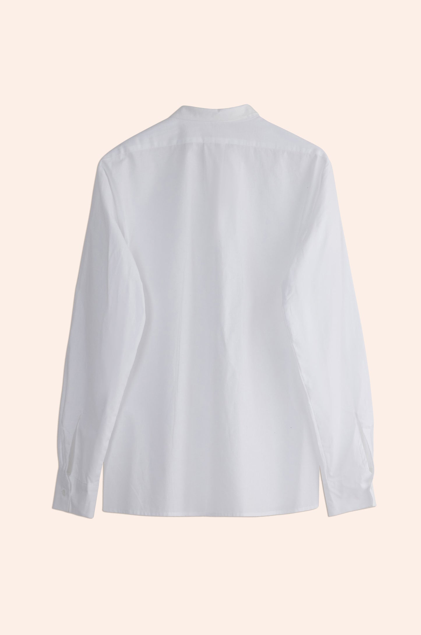 Clean up Shirt white cotton poplin