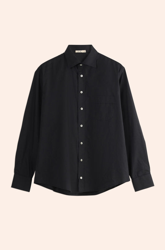Passeist Shirt Black Poplin