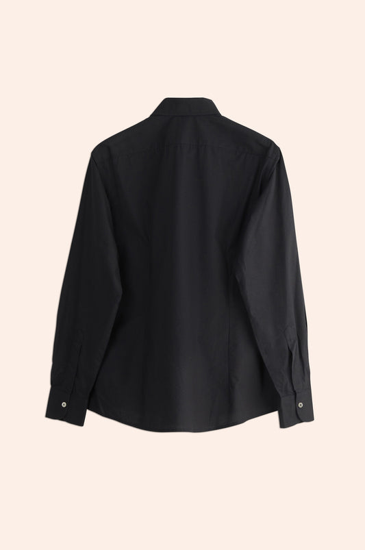 Passeist Shirt Black Poplin