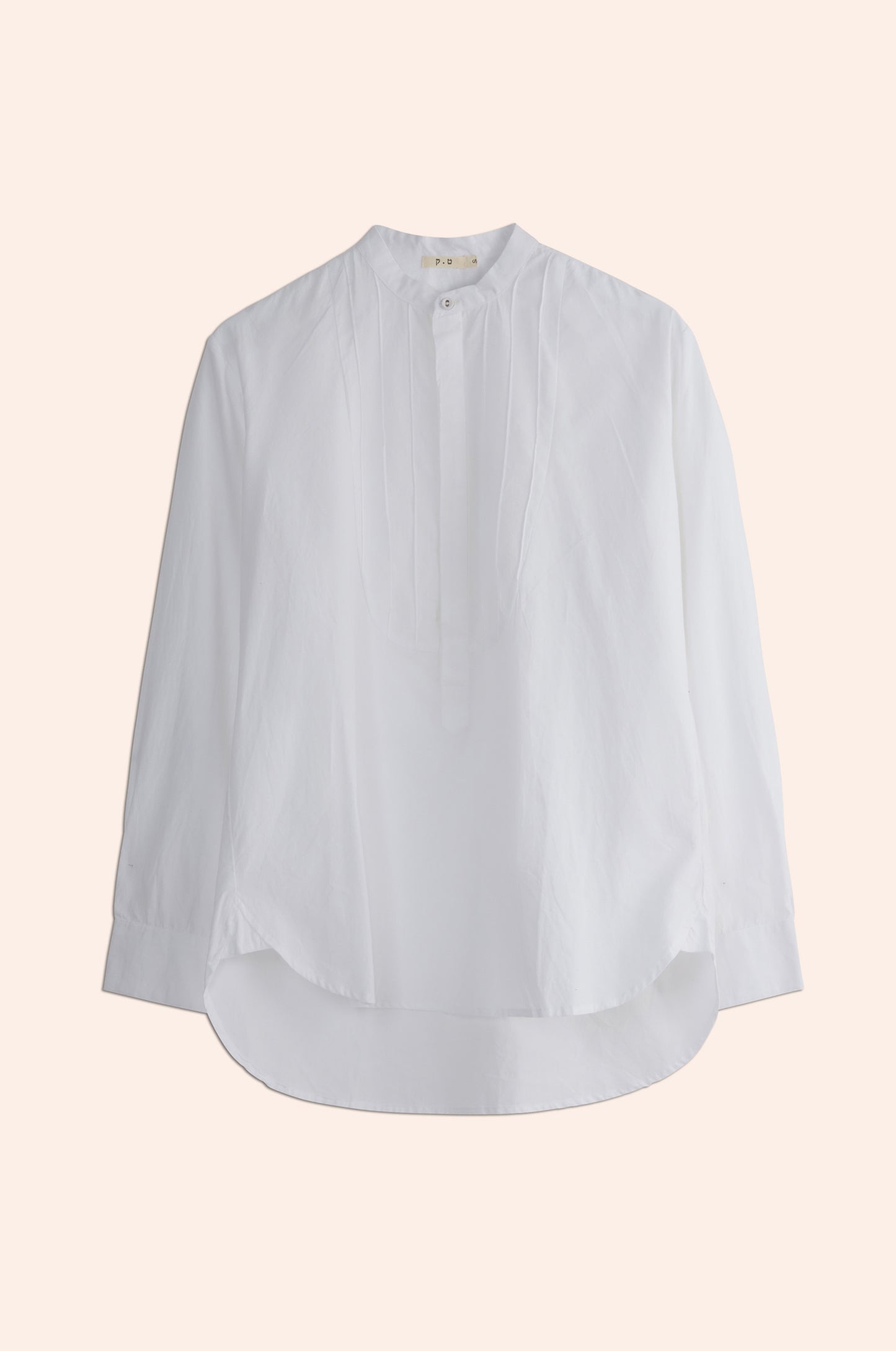 Faux Tuxedo Shirt white poplin