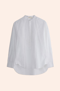 Faux Tuxedo Shirt white poplin